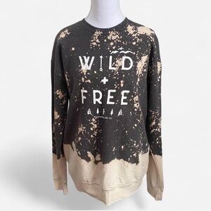 Cotton Graphic Crewneck Sweatshirt